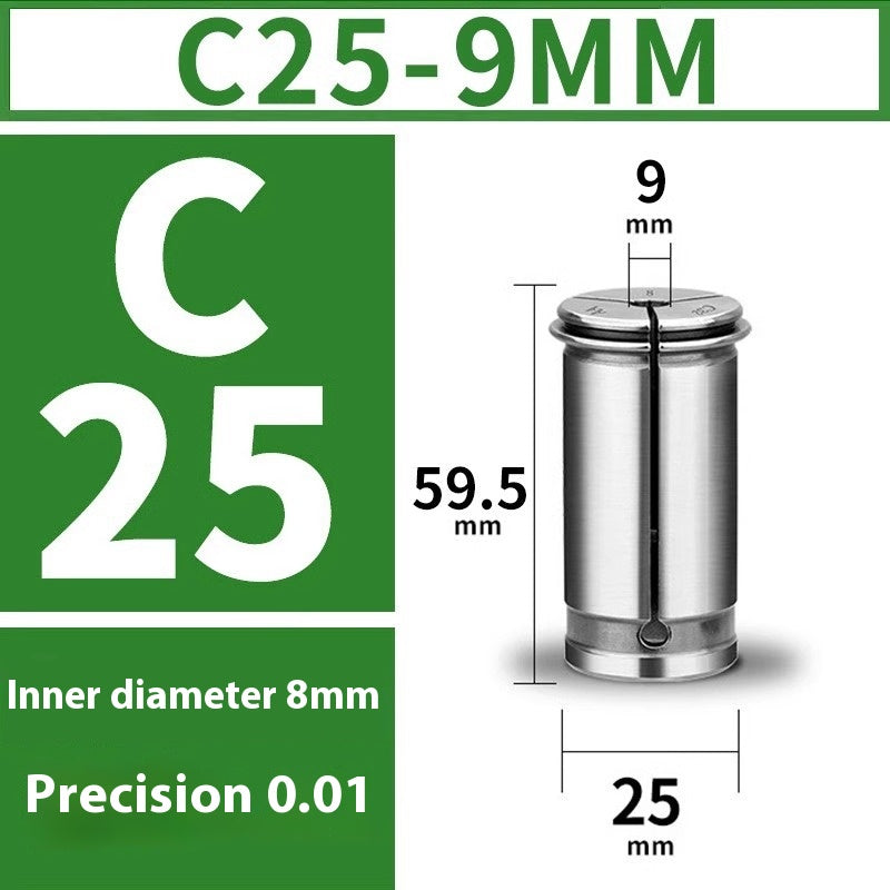 6027 C32 Powerful Straight Collet Collet C42/C25/C20/C16 Boring Head Reducing Sleeve Powerful Collet Chuck Shandong Denso Pricision Tools Co.,Ltd.